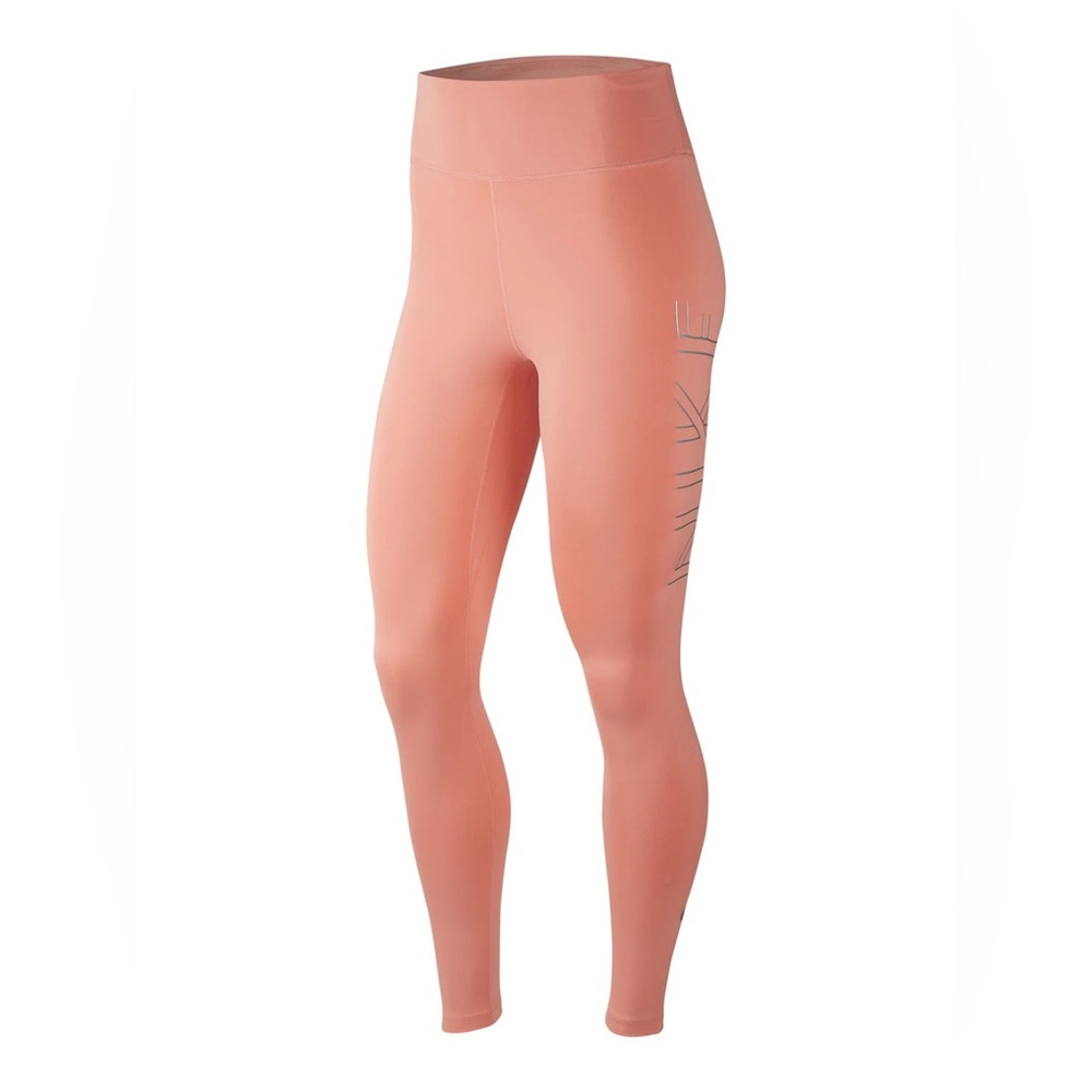Nike Women's Peach High-Waisted Leggings Size Medium